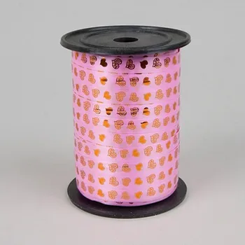 

1044544 tape simple 1/100 with metal application, heart Rd bright pink