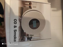 Alarma Digital de humo de Gas 2 en 1, Detector de monóxido de carbono de Co, Sensor de advertencia de voz, protección de seguridad para el hogar, alta sensibilidad