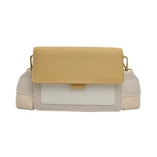 Женская сумка через плечо из искусственной кожи Модная Повседневная Наплечная Сумка новая сумка на цепочке