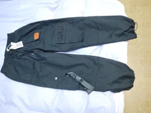 Pantalones holgados de carga con bordados para mujer, ropa de calle de otoño de Harajuku BF con bolsillos grandes y de cintura alta