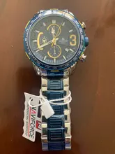 NAVIFORCE-relojes deportivos multifunción para hombre, de cuarzo, resistente al agua, de pulsera, de acero inoxidable, Militar