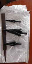 3 unids/set 4-32MM HSS cobalto paso Broca escalonada de nitrógeno de alta velocidad de acero en espiral por Cono de Metal vástago triangular agujero