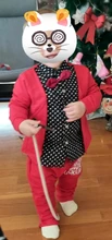 Two-Fake Clothing-Sets Jacket Spring Baby Boys Pants Children Button Letter Bow 2pcs