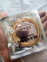 Guitar-String Acoustic-Guitar Practice Steel Nickel-Plated Original with Retail-Bag 6pcs