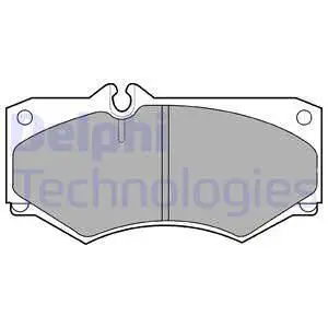 Колодки дисковые п. MB 207D-510D 77-94 DELPHI LP468