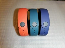 Correa de silicona para Xiaomi mi band 6 y 5, repuesto de correa de silicona amarilla para pulsera inteligente Mi Band 5, 100% Original