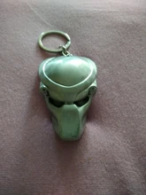 LLavero de depredador alienígena, máscara de AVP, llaveros para bolsos, llavero de coche, joyería