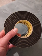 Cinta de esponja de goma para sellado de puerta y ventana, adhesivo de una cara, impermeable, 3M/5M x 8mm x 1mm/3mm