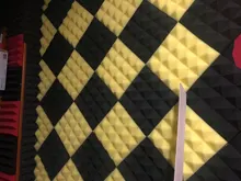 Espuma acústica de estudio insonorizada Panel de tratamiento de absorción de sonido piramidal, esponja protectora de azulejos, 4/8/12/24 Uds., 250x250x50mm, 7 colores