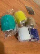 Vendaje elástico autoadhesivo desechable para mango con tubo de estiramiento, accesorios de tatuaje de Color aleatorio x1