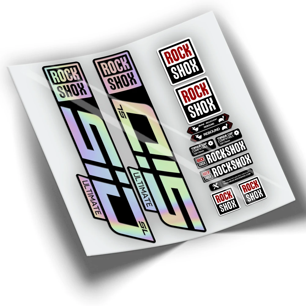 Adesivi Forcina Rock Shox Sid Ultimate Sl 2021 Wp336 Accessori Ciclismo Bici Vinilos Mtb
