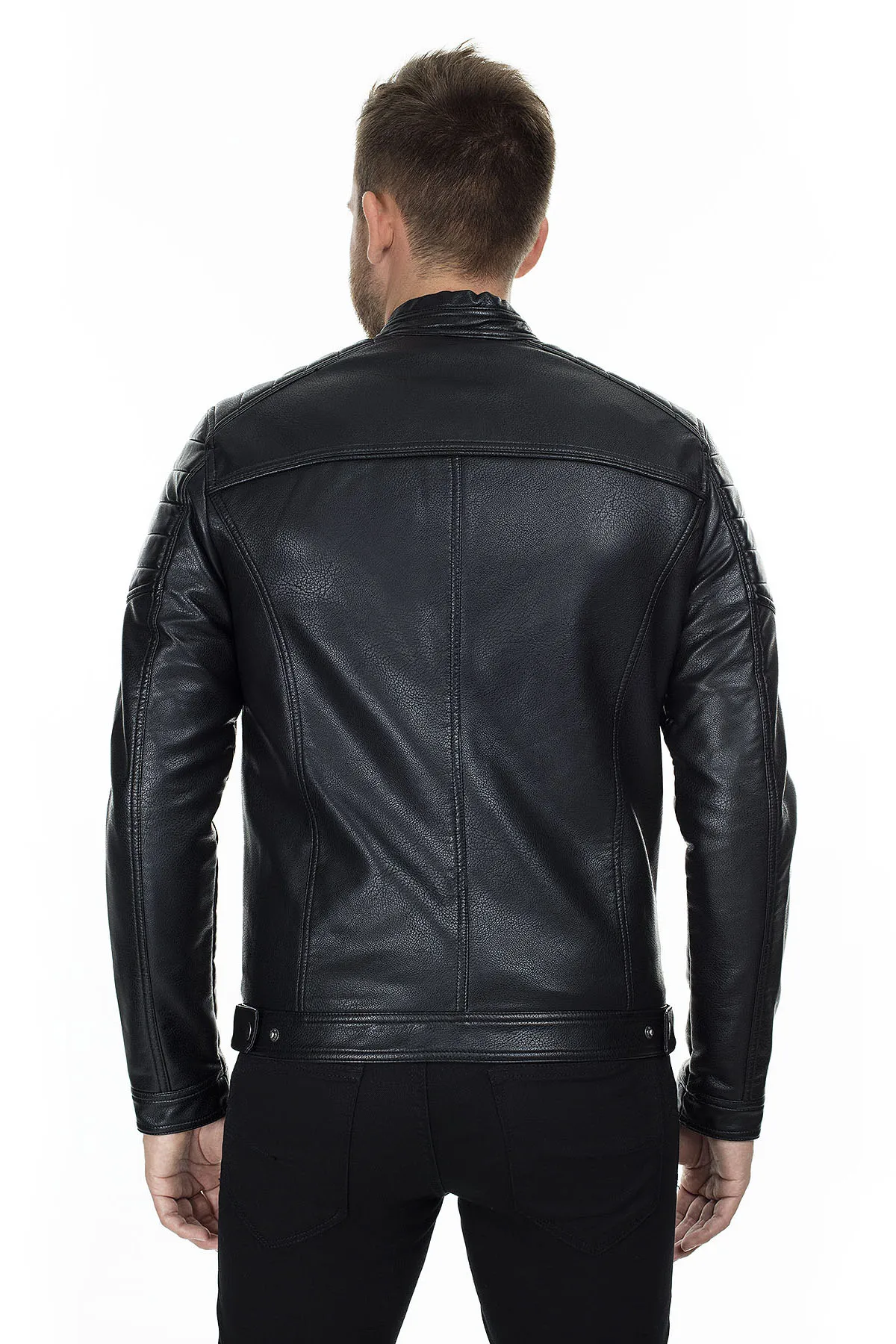 Jack& Jones Core jcoruki искусственная кожа куртка мужская кожаная куртка 12147218