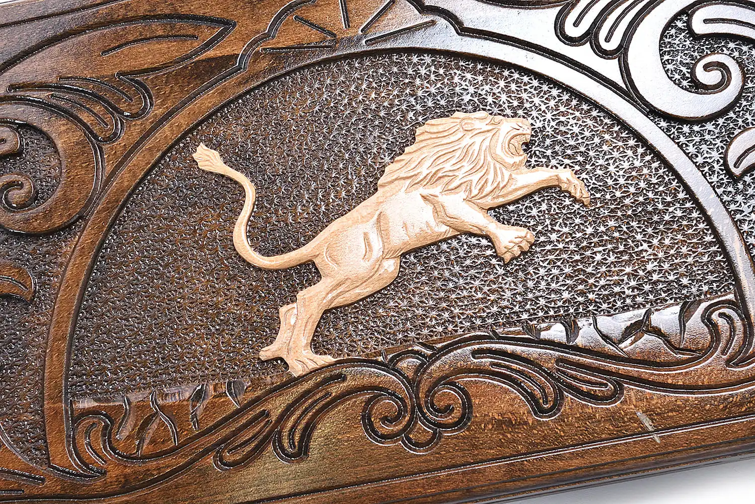 Рисунок 2 - Нарды резные "Лев на охоте" большие 60