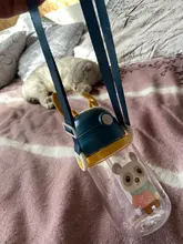 La alimentación de los niños niño recién nacido para bebida de bebé tazas de botellas de agua niños bebiendo sorbete una taza Infantil bebedor Copo con taza Correa