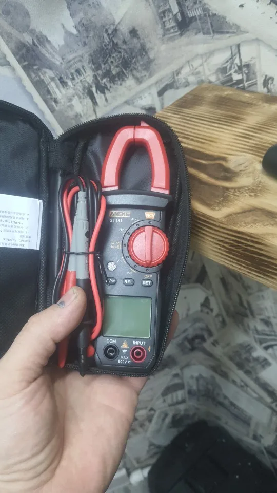 Отзыв о товаре ANENG ST181 токовые клещи DCAC тик ток клещи мультиметр мультиметр с клещами  4000 отсчетов тестер клещи токовые цифровой мультиметр Амперметр Тест напряжения er  усилитель Гц Емкость NCV Ом Тест токоизмеритель клещи от пользователя 3***r