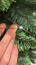 Led-String-Lights Green-Cable Tree Holiday-Decorration Christmas Outdoor Waterproof 100m