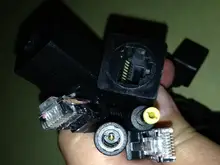 Anpwoo caliente de Cable POE pasivo de Cable adaptador de Ethernet inyector divisor POE módulo de fuente de alimentación 12 v 48v para cámara IP