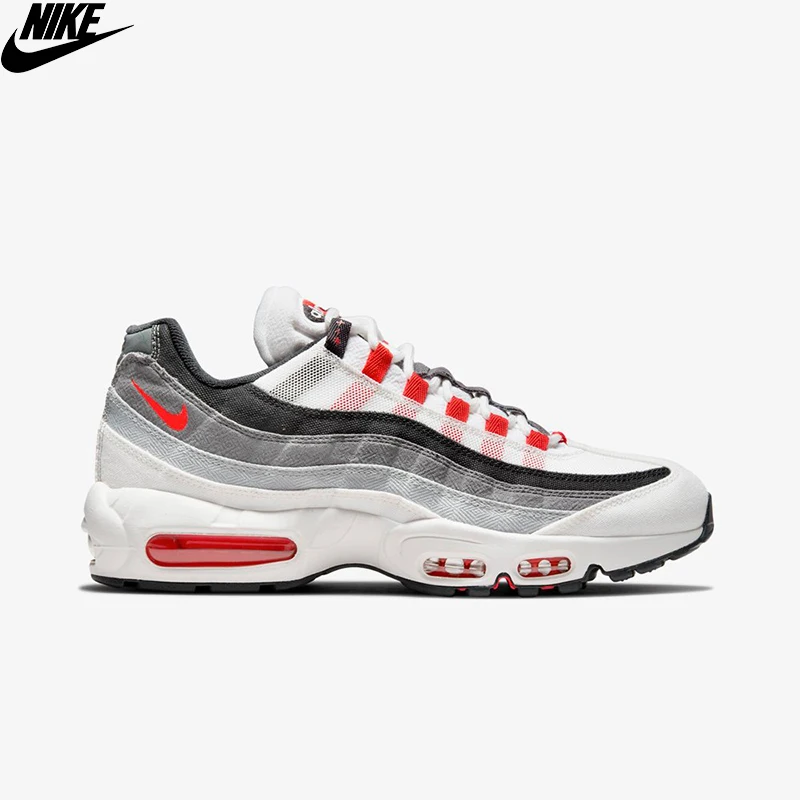 Оригинальные мужские белые спортивные туфли Nike Air Max 95 &quotцвет сливы&quot | Спорт и