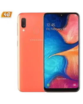 

SAMSUNG GALAXY A20E CORAL mobile phone-5.8 '/14.7CM - CAM (13 + 5)MP/8MP - OC (1.6GHZ + 1.35GHZ) - 32GB - 3GB RAM - ANDROID - 4