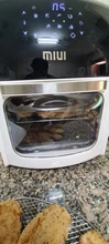 MIUI - Asador de Pollo Eléctrico 5 en 1, Horno de 360º MI-CYCLONE de 10L/12.7QT, Deshidratador Asador LED de gran capacidad, Freidora grande para uso doméstico