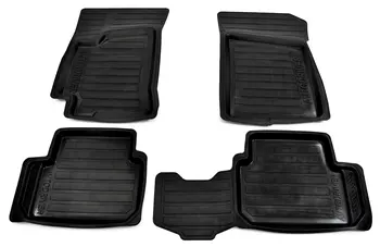 

Rubber interior mats with side for Chevrolet Lanos (2005-) adravg030