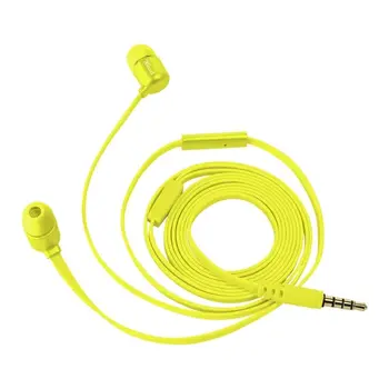 

TRUST DUGA yellow neon in-ear headphones-integrated microphone-flat CABLE ANTI tangle-pads 3 sizes