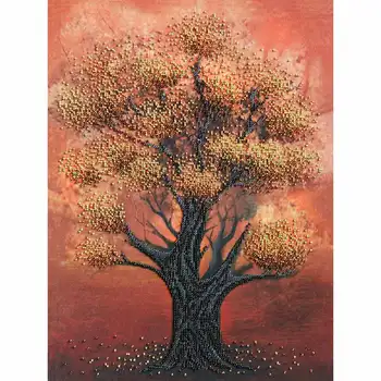 

Zk-001 set for embroidery with beads constellation 'wisdom '30*40 cm