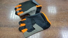 Guantes antideslizantes para ciclismo para hombre y mujer, de medio dedo, transpirables, para deportes de choque, para bicicleta
