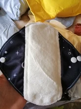 LECY ECO LIFE-bragas de bambú para higiene femenina, paño Menstrual impermeable reutilizable, 17x17cm