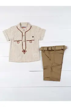 

Light Brown Boy's 3 PCs Set