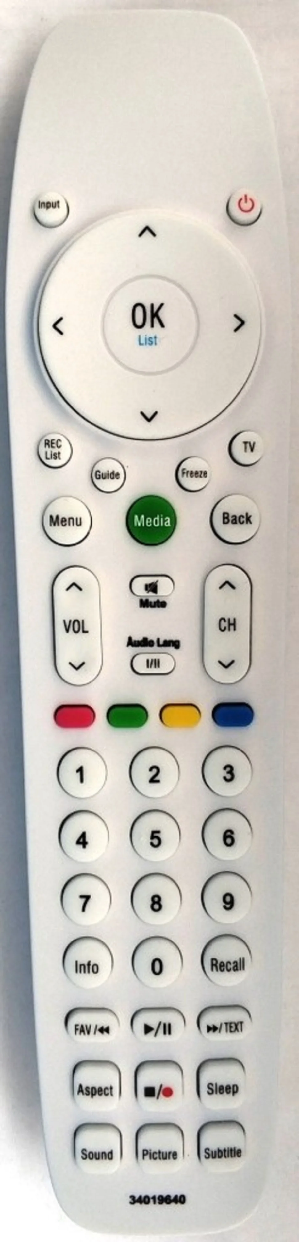 Remote control for dexp 34019640 | Электроника
