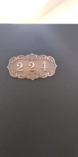 Door-Number-Sticker Door-Plate Custom-Sign Apartment Abs-Plastic Hotel Bronze Imitation-Metal