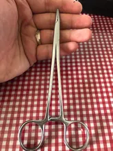 Alicates de Porta agujas Dental, de acero inoxidable, 16cm/18cm, pinzas de ortodoncia, equipo de instrumentos de dentista, 1 ud.