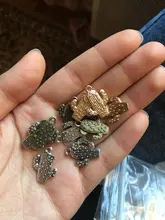 10 Uds. De dijes de Cactus de aleación de Zinc y Metal de tres colores, 15x20mm, aptos para joyería médica, dijes colgantes de plantas