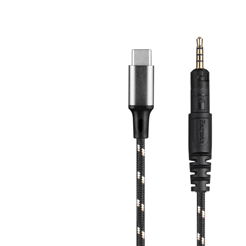 

USBC TYPEC Audio Cable For Audio technica ATH-M50x M40x M70x M60x Headphones