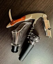 Foil-Cutter Bottle-Opener Corkscrew Waiters Wine-Lovers Professional Gift for And