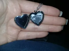 Collar que brilla en la oscuridad para mujer, foto, medallón, corazón fluorescente vintage, colgante, joyería, colgante, regalos