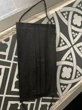 10-200 Uds desechable médico boca máscara Anti polvo máscara negra 3 capas no tejida respirar Facial máscara de filtro máscara quirúrgica