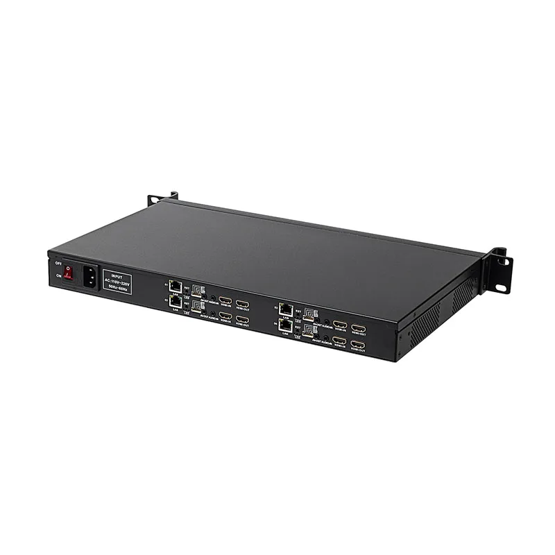 

The new 1U4 channel encoding and decoding equipment supports network stream input, HDMI output and cvbs output, HDMI video signa