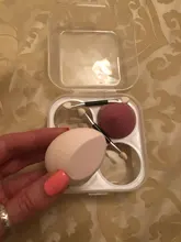 esponja maquillaje, XISHOW-esponja para maquillaje, licuadora de belleza, base de maquillaje en polvo, colorete, accesorios de maquillaje, herramienta, huevo de belleza, 1/4 Uds.