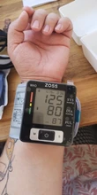 ZOSS-esfigmomanómetro de muñeca, Monitor de presión arterial, frecuencia cardíaca, tonómetro portátil, inglés o ruso