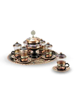 

Rose Flower Copper Tea Team
