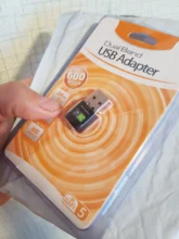 Wifi-Receiver Antenna Dongle Fi-Adapter Lan Wifi 5ghz 600mbps AC USB