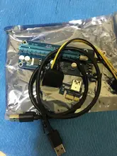 Riser-Card Miner-Machine Power-Supply Pcie Data-Cable BTC 6pin Express 006C Sata To Usb-3.0