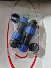 Conector a prueba de agua SP16 IP68, enchufe macho y hembra de 2/3/4/5/6/7/8/9 Pines, conector de Cable de montaje en Panel, enchufe de aviación