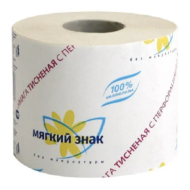 Бумага туалетная 1-сл
