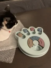 Puzle de comedero lento para perros, juguete interactivo para aumentar el IQ, dispensador de alimentos para cachorros, tazón antideslizante para comer lentamente, juego de entrenamiento para perros de compañía