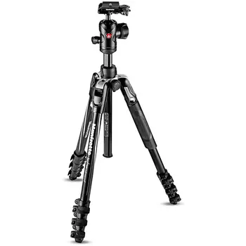 

Advanced Black aluminum tripod Befree Kit with closure levaMANFROTTO127.21