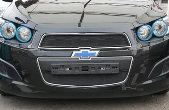 

Protective net grille Chevrolet Aveo 2012-2018 T300, protection from insects, protection from stones
