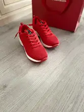 Zapatillas de deporte con cojín de aire para mujer, zapatos transpirables para correr, deportivas para exteriores, informales con cordones